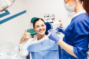 woman happy that she learned about sohdental