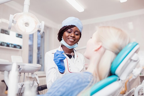 woman smiling about her sohdental careers