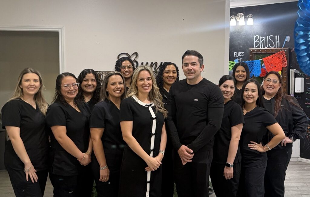Team photo of Bunn Orthodontics, a SOHDental practice based in San Antonio